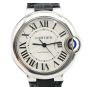 Cartier Ballon Bleu Silver Dial Stainless 33mm W6920085 3489 Ladies Watch