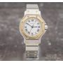 Cartier Santos Octagon Ladies Two-Tone Automatic Ladies Watch 25mm