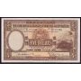 1954 Hong Kong & Shanghai Banking Corp $5 banknote D/H187,539 