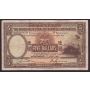 Hong Kong 1941 $5 HSBC N502,837 VG/F