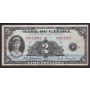 1935 Canada $2 banknote Osborne Towers A4111691 nice a/VF