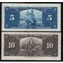 1937 Canada $1 $2 $5 $10 banknote set all Gordon Towers all nice VF