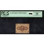 FR.1228 First issue Fractional Currency PCGS Choice AU58 mount remnants