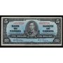 1937 Canada $5 banknote Gordon Towers M/C 4172720 Choice AU+