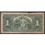 1937 Bank of Canada $1 dollar note Narrow Panel BC-21b H/A0527585 damaged