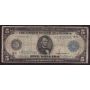 1914 $5 St. Louis Federal Reserve Note 8H Burke Houston H30912734A VG