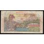 1947-1949 Martinique 5 Francs overprint banknote P-27 72096 FINE