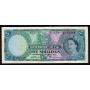 1957 Fiji 5 Shillings banknote P-51a Davidson Marais C/2 184548 Nive VF+