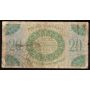 1944 Guadaloupe 20 Francs P-28 LL541,429 circulated