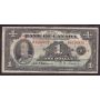 1935 Canada $1 banknote Osborne B4100820 FINE condition small red ink