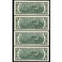 35x 1976 J USA Kansas $2 FR consecutive notes J12264264-98A FR1935J CH UNC