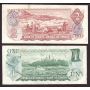 1973 Canada $1 *FG3357000 & 1974 $2*BA0505942 2-notes VF or better