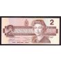 1986 Canada $2 banknote Error Misaligned first Prefix digit BBZ1212303 UNC