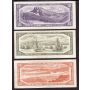 1954 Canada bank note set $1 $2 $5 $10 $20 $50 $100 7-notes F-VF+