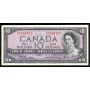 1954 Canada $10 banknote Beattie Rasminsky R/V 7103707 Choice UNC