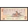 1986 Canada $2.00 banknote Thiessen Crow AUM 5316236 Choice Uncirculated+