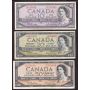 1954 Canada bank note set $1 $2 $5 $10 $20 $50 $100 7-notes F-VF+