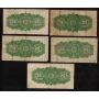 20x 1923 Canada 25 Cent banknotes McCavour Saunders circulated and damaged