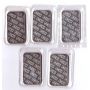 5x 1 oz JM Silver Bars Johnson Matthey 999 Fine Silver Sealed Some Consecutive