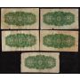 20x 1923 Canada 25 Cent banknotes McCavour Saunders circulated and damaged