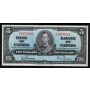 1937 Canada $5 banknote Gordon Towers W/C 4875861 nice EF+