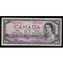 1954 Canada $10 devils face banknote Coyne Towers D/D9270821 VF