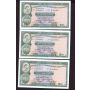 9x 1983 Hong Kong HSBC $10 banknotes Choice UNC63 or better