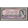 1954 Canada $10 devils face banknote Beattie Coyne E/D 9622529 nice AU+