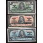 1937 Canada $1 $2 $5 $10 $20 banknote set all Coyne Towers all VF