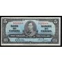 1937 Canada $5 banknote Gordon Towers W/C 8234486 nice EF+