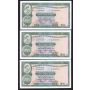 9x 1983 Hong Kong HSBC $10 banknotes Choice UNC63 or better