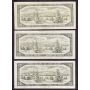 10x 1954 Canada $20 banknotes all nice VF or better