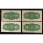 14x 1923 Canada 25 Cent banknotes McCavour Saunders DC-25c 14-notes all FINE