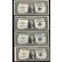 10 X 1935 $1 USA silver certificates including 2-Star Notes all nice VF+