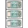 1980 1982 & 1983 Hong Kong HSBC $10 banknotes EF/AU