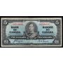 1937 Canada $5 banknote Coyne Towers H/S 4516626 a/VF