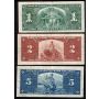 1937 Canada $1 $2 $5 $10 $20 banknote set all Coyne Towers all VF