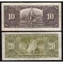 1937 Canada $1 $2 $5 $10 $20 banknote set all Coyne Towers all VF