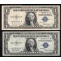 10 X 1935 $1 USA silver certificates including 2-Star Notes all nice VF+