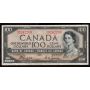 1954 Canada $100.00 devils face banknote Coyne Towers A/J 0242269 nice VF