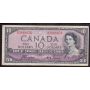 1954 Canada $10 Devils Face note Coyne Towers BC32a B/D3868676 a/VF