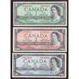 1954 Canada bank note set $1 $2 $5 $10 $20 $50 $100 7-notes VF or better