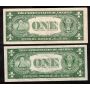 10 X 1935 $1 USA silver certificates including 2-Star Notes all nice VF+