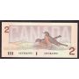 1986 Canada $2 banknote Crow Bouey AUK3866901 Choice AU/UNC