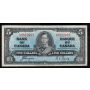 1937 Canada $5 banknote Coyne Towers H/S 5812687 nice VF+