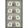 25x 1963 B $1 dollar FRN L San Francisco consecutive L35258926-50G CH UNC+