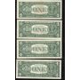 25x 1963 B $1 dollar FRN L San Francisco consecutive L35258926-50G CH UNC+