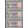 1965 Hong Kong HSBC $10 consecutive 925115-24JV 10-banknotes CH UNC EPQ