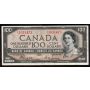 1954 Canada $100.00 devils face banknote Coyne Towers A/J 1031473 nice VF+