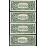 25x 1963 B $1 dollar FRN L San Francisco consecutive L35258926-50G CH UNC+